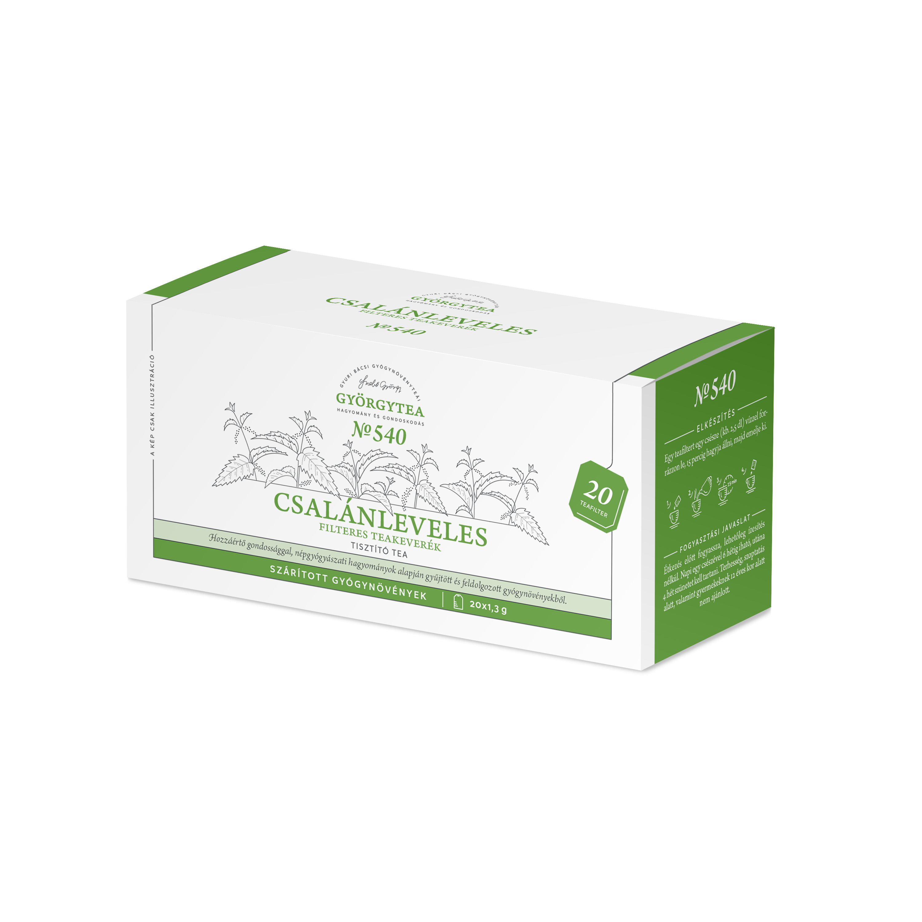 Csalánleveles filteres teakeverék 20db (20x1,3g)