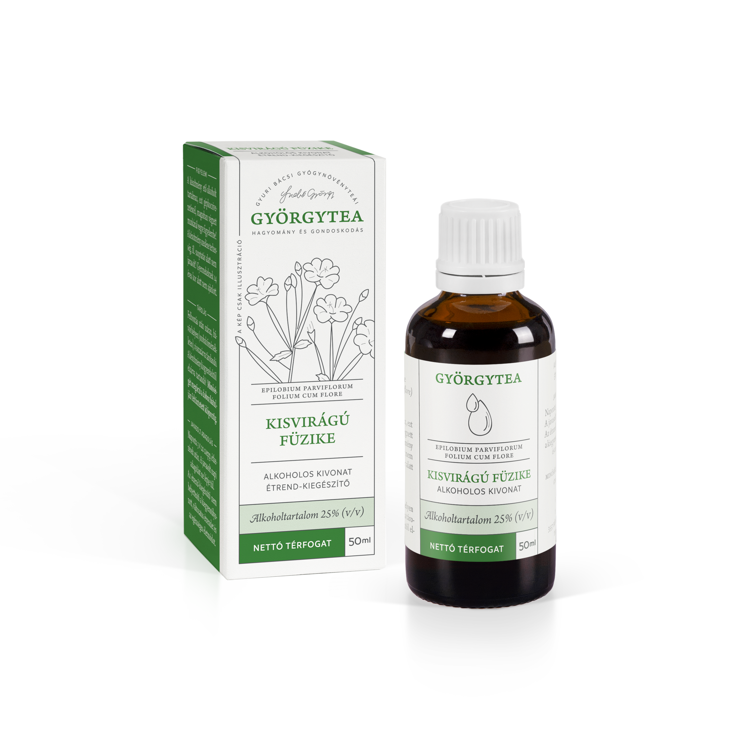 Kisvirágú füzike alkoholos kivonat 50ml