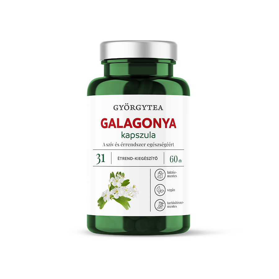 Györgytea Galagonya kapszula 60db