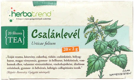 Csalánlevél filteres tea (20x2g)